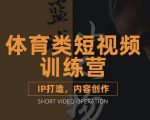 篮球小人物·体育类短视频教学课程,篮球解说账号的IP打造方法和内容创作课-风淘社