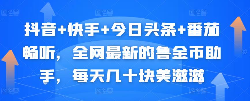抖音+快手+今日头条+番茄畅听,全网最新的自动挂机撸金币,每天几十块美滋滋-风淘社