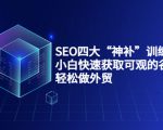 SEO四大“神补”训练营,小白快速获取可观的谷歌流量,轻松做外贸-风淘社