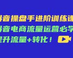 抖音操盘手进阶训练课:抖音电商流量运营必学,提升流量+转化-风淘社
