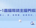 从0-1直播带货主播养成记,直播带货人、货、场策略,结果导向,数据说话-风淘社