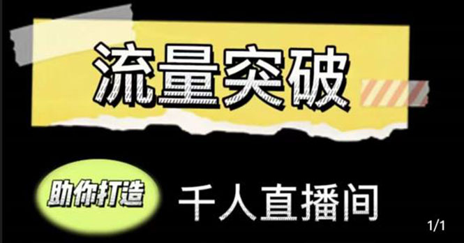 直播运营实战视频课,助你打造千人直播间(14节视频课)-风淘社