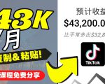 2022抖音国际版Tiktok赚钱项目：每天上传一个视频就轻松月入$43200-风淘社