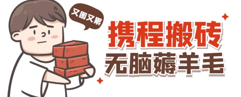 携程最新无脑薅羊毛低保玩法,后期稳定一天几十的收益,可多号放大收益-风淘社