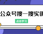 公众号搜一搜实训,收录与恢复收录、 排名优化黑科技,附送工具(价值998元)-风淘社