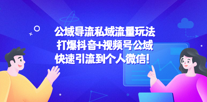 公域导流私域流量玩法:打爆抖音+视频号公域,快速引流到个人微信!-风淘社