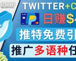 通过Twitter推广CPA Leads,日赚46.01美元 - 免费的CPA联盟推广模式-风淘社