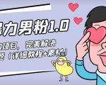 暴力男粉1.0:高利润的项目,完美解决收款风险问题(详细教程+素材)-风淘社