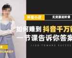 梨子会·抖店无货源进阶冲刺课,如何赚到抖音千万销售,这套课程会告诉你答案-风淘社