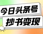 外面收费588的最新头条号软件自动抄书变现玩法,单号一天100+(软件+教程+玩法)-风淘社