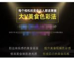 大V美食色彩法(相机拍美食+透亮美食灯光+电脑剪映调色),教你用相机拍出高级感的美食画面-风淘社