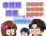 萌漫人·中视频动画作品教学+指导+运营，新手0基础一天学会-风淘社