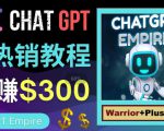推广Chat GPT教程，轻松获得拥金提成，日赚300美元以上-风淘社