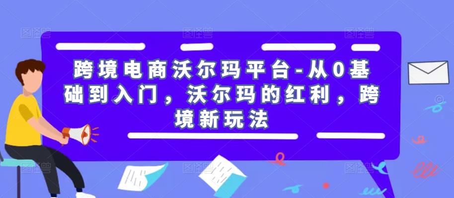 跨境电商沃尔玛平台-从0基础到入门,沃尔玛的红利,跨境新玩法-风淘社