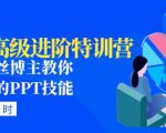 PPT高级进阶特训营:百万粉丝博主教你进阶你的PPT技能(98节课程+PPT素材包)-风淘社