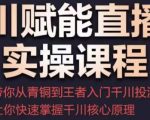千川赋能直播间实操课程,带你从青铜到王者的入门千川投流,让你快速掌握千川核心原理-风淘社