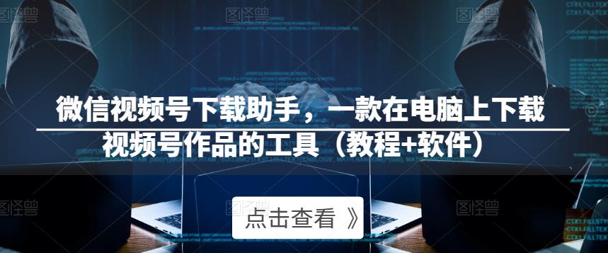 微信视频号下载助手,一款在电脑上下载视频号作品的工具(教程+软件)-风淘社