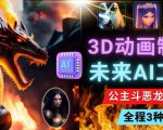 利用未来Ai工具LeiaPix,静态图转换3D动画,Lexica和Chat GPT制作精彩视频-风淘社