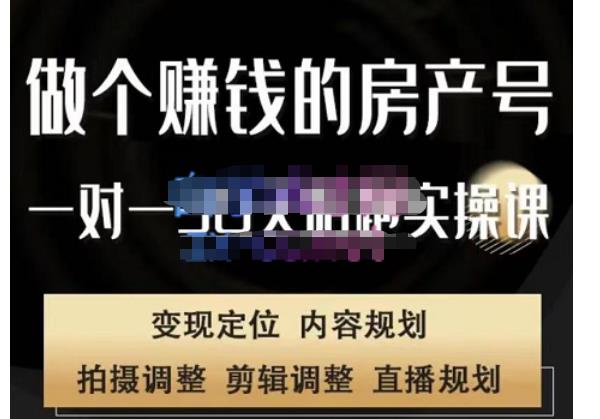 刘广标·同城房产号线上陪跑课，拍摄、剪辑、写文案、直播，做一个具有潜力价值的房产号-风淘社