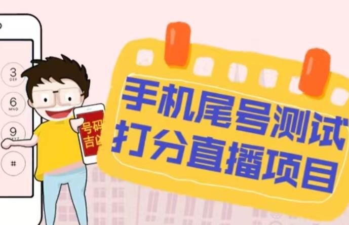 最新抖音爆火的手机尾号测试打分无人直播项目，轻松日赚几百+【打分脚本+详细教程】-风淘社