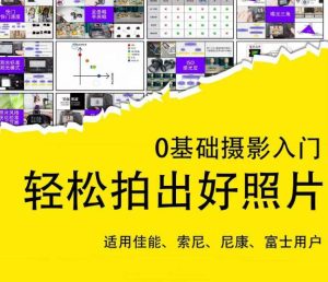 0基础摄影入门，轻松拍出好照片（适用佳能、索尼、尼康、富士用户）-风淘社