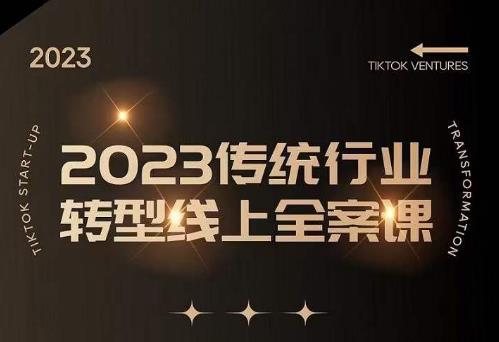 数据哥2023传统行业转型线上全案课,2023年传统行业如何转型线上,线上创业/传统转型避坑宝典-风淘社