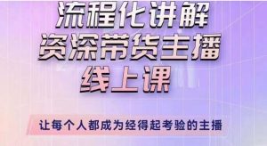 婉婉主播拉新实操课(新版)流程化讲解资深带货主播,让每个人都成为经得起考验的主播-风淘社