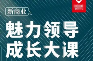 张琦·新商业魅力领导成长大课2023新版,高效管理必修课(30节)-风淘社