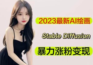 2023最新AI绘画Stable Diffusion,原创不用愁日赚1000+【软件+教程】-风淘社