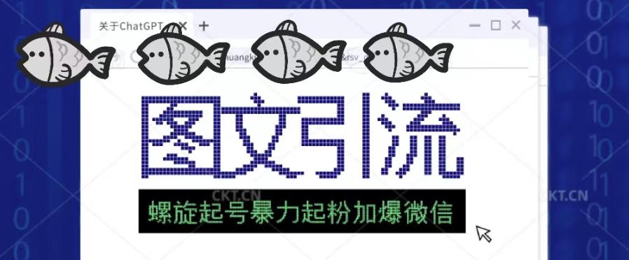 2023年价值1980的图文引流创业粉螺旋起好技术暴力起粉加爆微信-风淘社