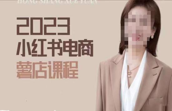 2023小红书电商课，新手小白从0~1玩转小红书薯店电商-风淘社