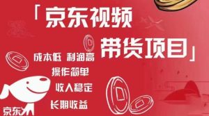 京东视频带货项目+图文带货种草,成本低,利润高,操作简单收入稳定-风淘社