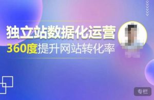 独立站数据化运营,360度提升网站转化率,亿级独立站大卖,带你用数据说话,提升转化率超过4%-风淘社