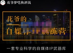 花爷的自媒体IP训练营【14期】,一套专业科学的自媒体IP武器库(更新2023年3月)-风淘社