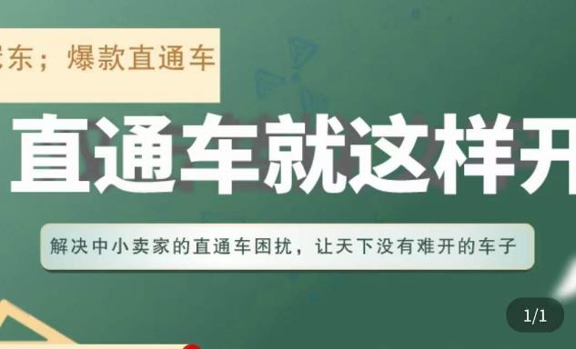 冠东·淘系直通车保姆级教程，全面讲解直通车就那么简单-风淘社