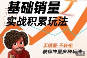 内功丨淘系基础销量实战积累玩法,无销量·不转化,教你冲量多种玩法-风淘社