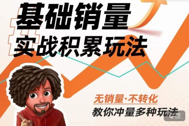 内功丨淘系基础销量实战积累玩法,无销量·不转化,教你冲量多种玩法-风淘社