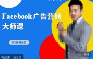 跨境b哥·2023Facebook广告营销大师课,挖掘广告商机,寻找精准客户-风淘社