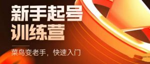 抖音电商新手起号训练营，菜鸟变老手，快速入门，新手商家超全入门课程大全-风淘社