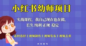 单天200-700的小红书幼师项目（虚拟），长久稳定正规好操作！-风淘社