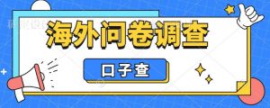 外面收费5000+海外问卷调查口子查项目,认真做单机一天200+【揭秘】-风淘社