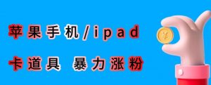 最新利用苹果手机/ipad的ios系统，卡道具搬短视频，百分百过原创-风淘社
