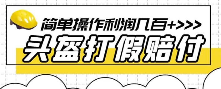 最新头盔打假赔付玩法，一单利润几百+（仅揭秘）-风淘社