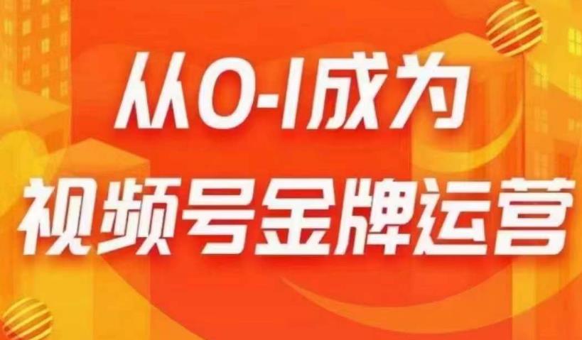 从0-1成为视频号金牌运营,微信运营/账号内容/选品组货/直播全案/起号策略,我们帮你在视频号赚到钱-风淘社