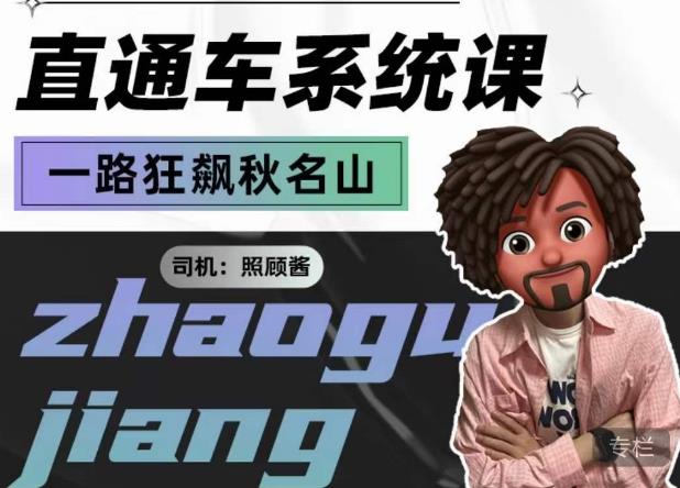 照顾酱·直通车系统课，从0到1搭建你的付费推广思维，讲基础，讲思路，讲方法，也讲实操-风淘社
