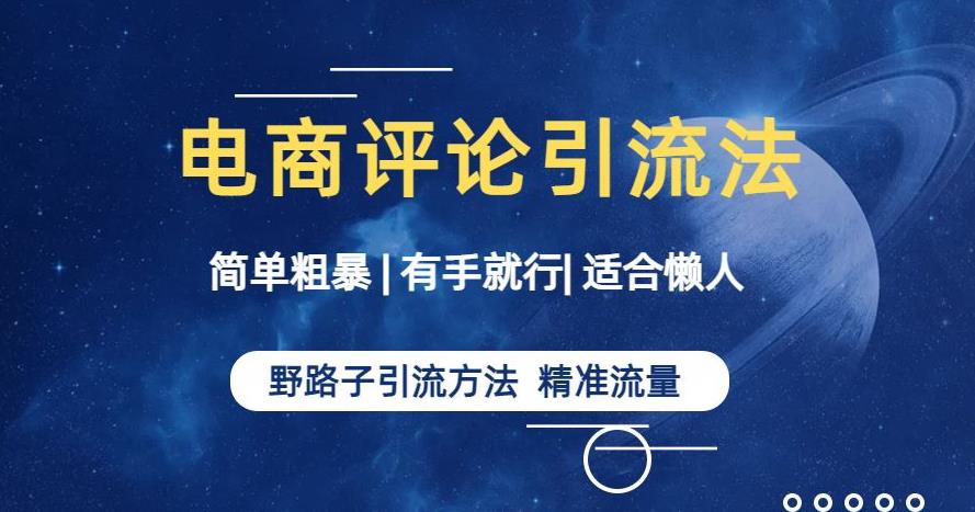 简单粗暴野路子引流-电商平台评论引流大法,适合懒人有手就行【揭秘】-风淘社