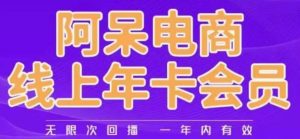 阿呆电商线上年会员，阿呆电商干货分享（更新中）-风淘社
