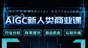张诗童·AIGC新人类商业课，​行业分析/效率提升/商业机会/认知升维-风淘社