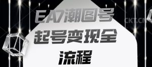 EA7潮图号起号变现全流程，快速起号飞速涨粉【揭秘】-风淘社