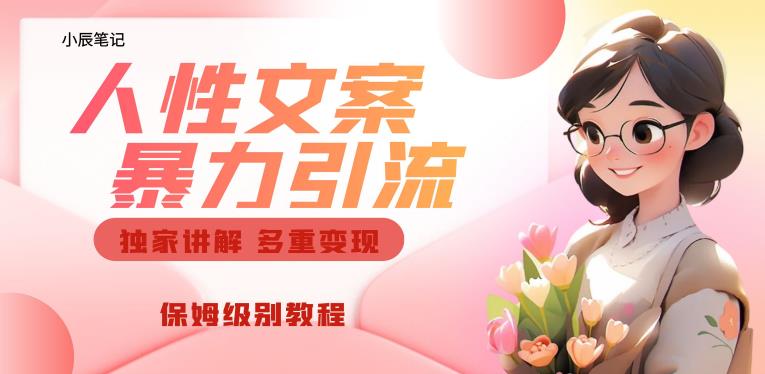 独家人性文案玩法，暴力引流多重变现，保姆级教程【揭秘】-风淘社